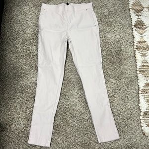 Blush pink, elastic waistband slacks